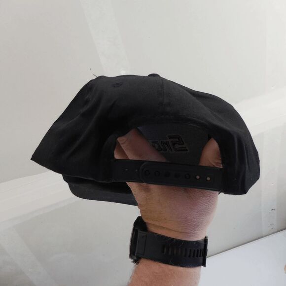 Vintage Snap-On Motorsports Snapback Hat Adjustable Rare Rope Black Swingster - Picture 3 of 8